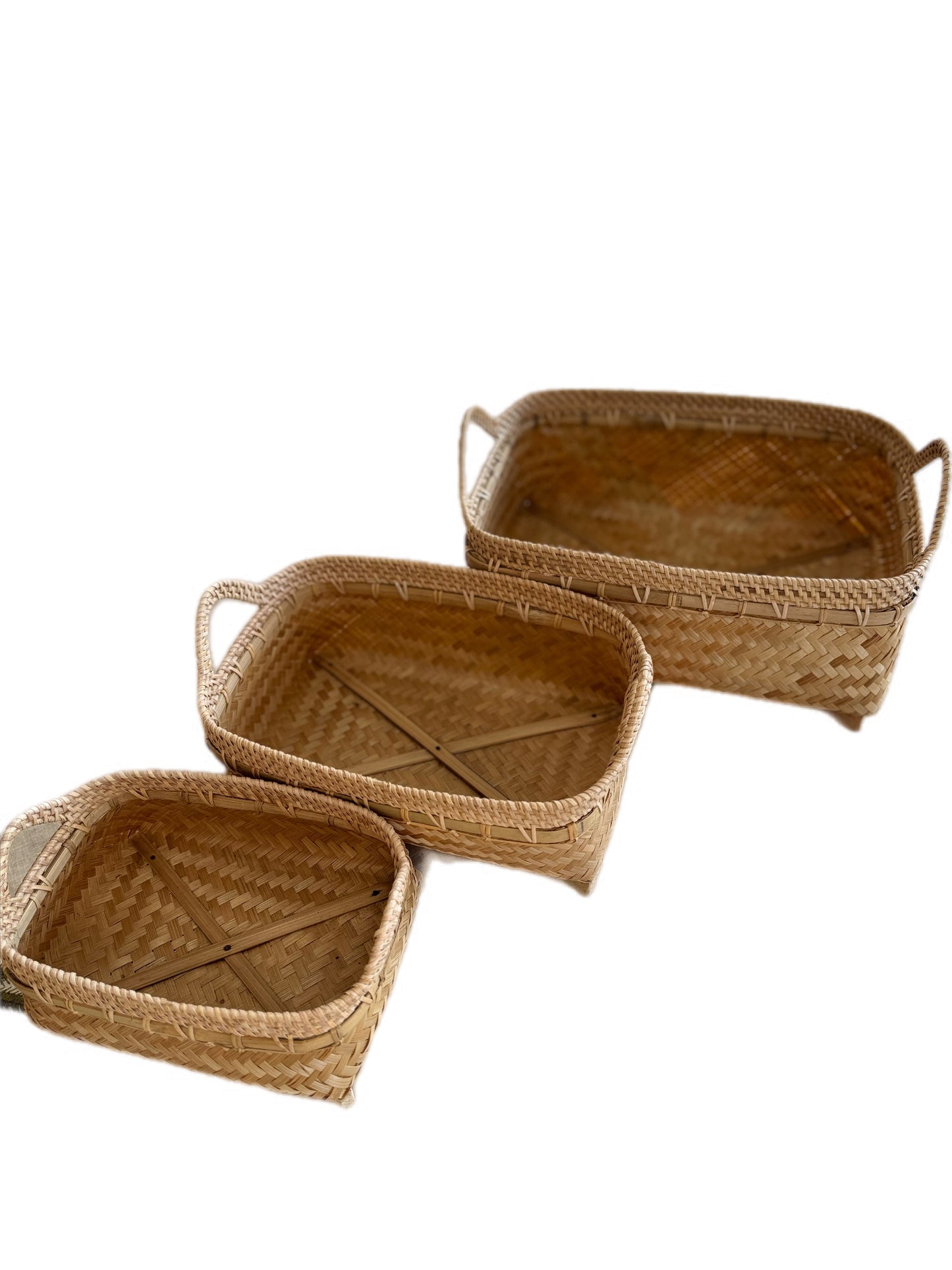Bamboo Tray Tumnus Set of 3
