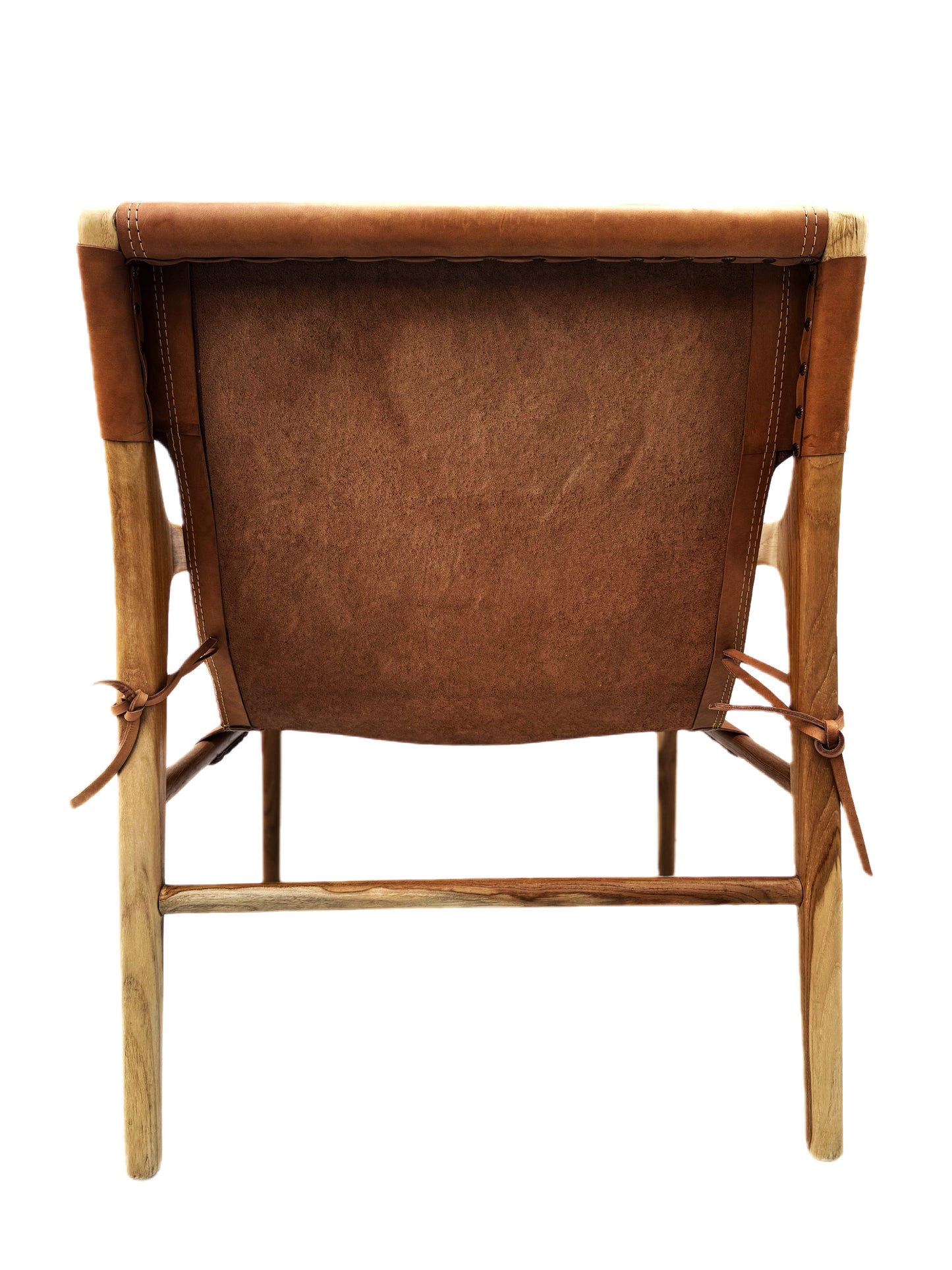 Leather Teak Chair Hunter