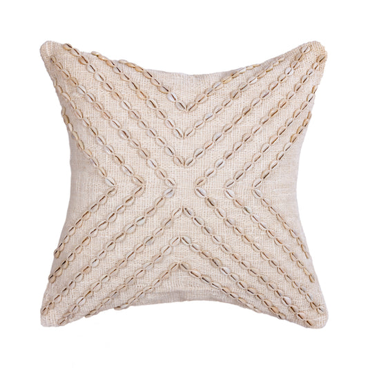 Bailey Cross Shell Throw Pillow