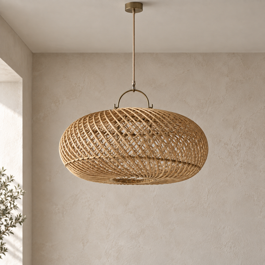 Lunara Petite Handwoven Pendant Lampshade