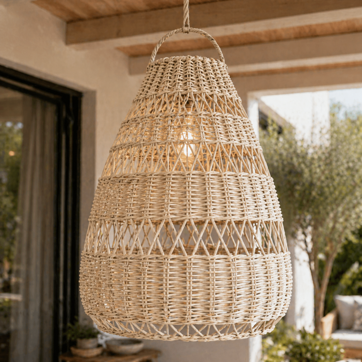 Alaya Natural Rattan Pendant Light