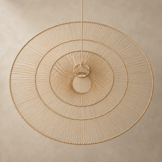 Sabrina Oversized Handwoven Rattan Pendant Light Shade 40"