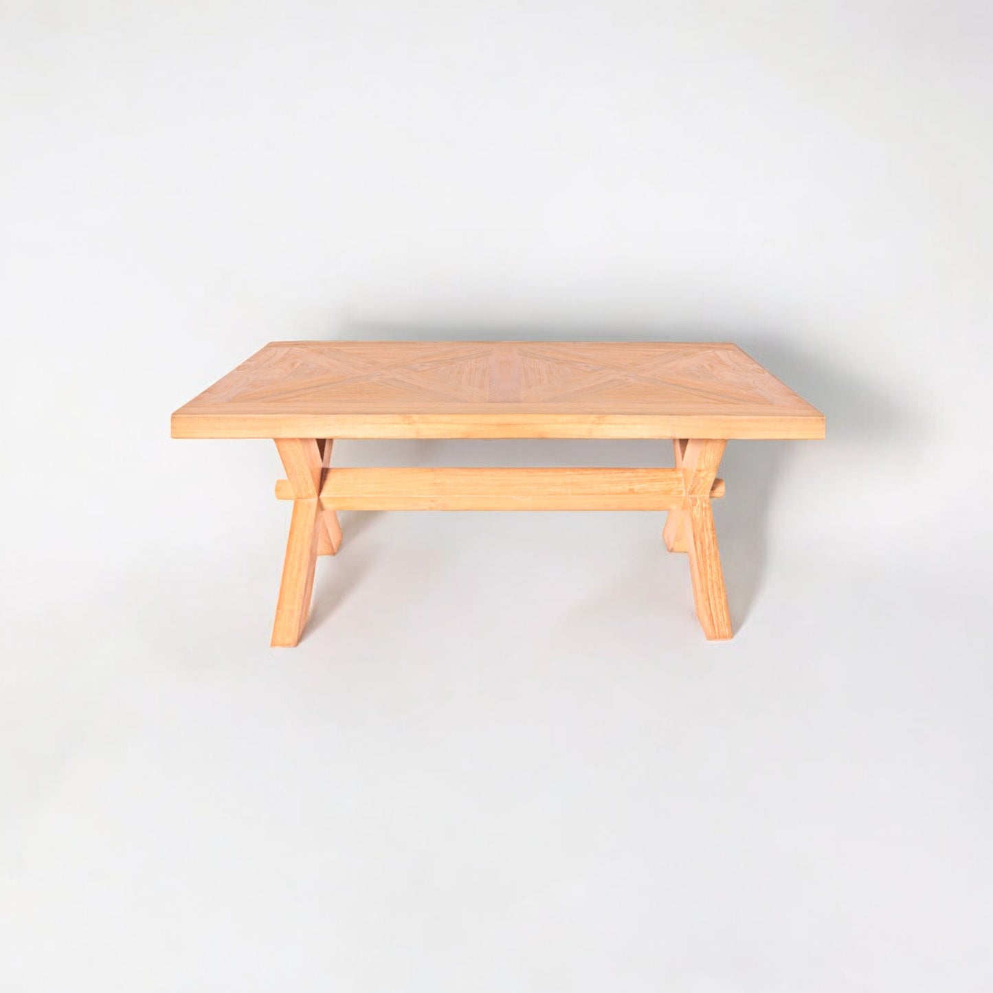 Teak Parquetry Coffee Table