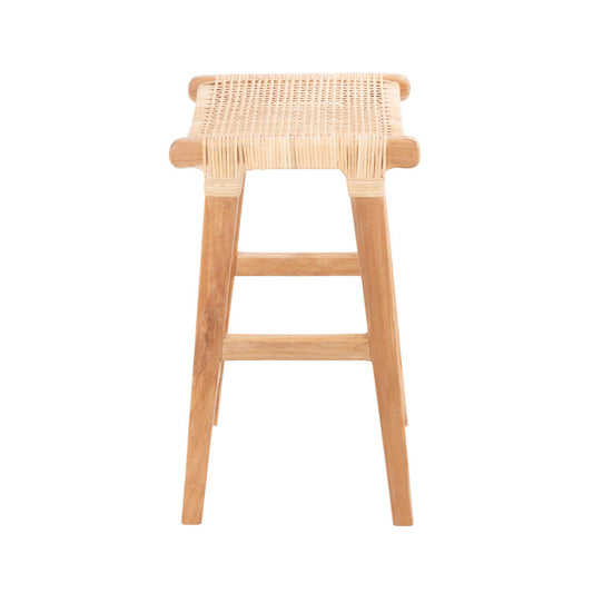 Orlando Rattan/White Wash Counter Stool