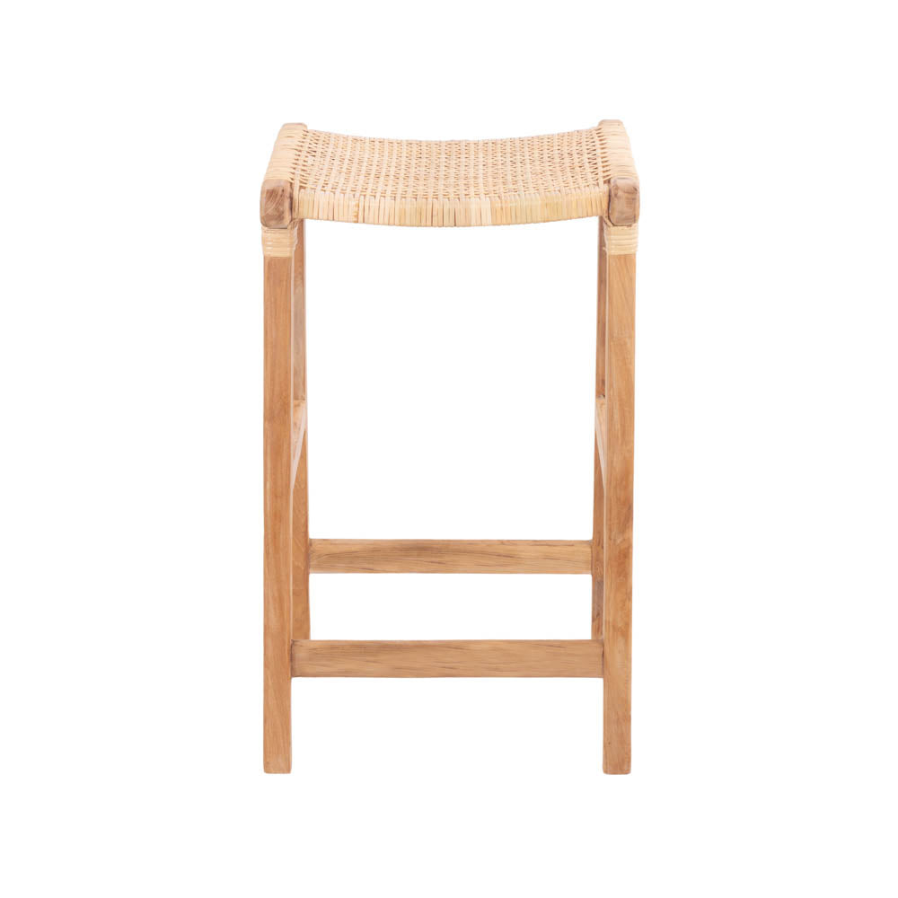 Orlando Rattan Counter Stool│White Wash