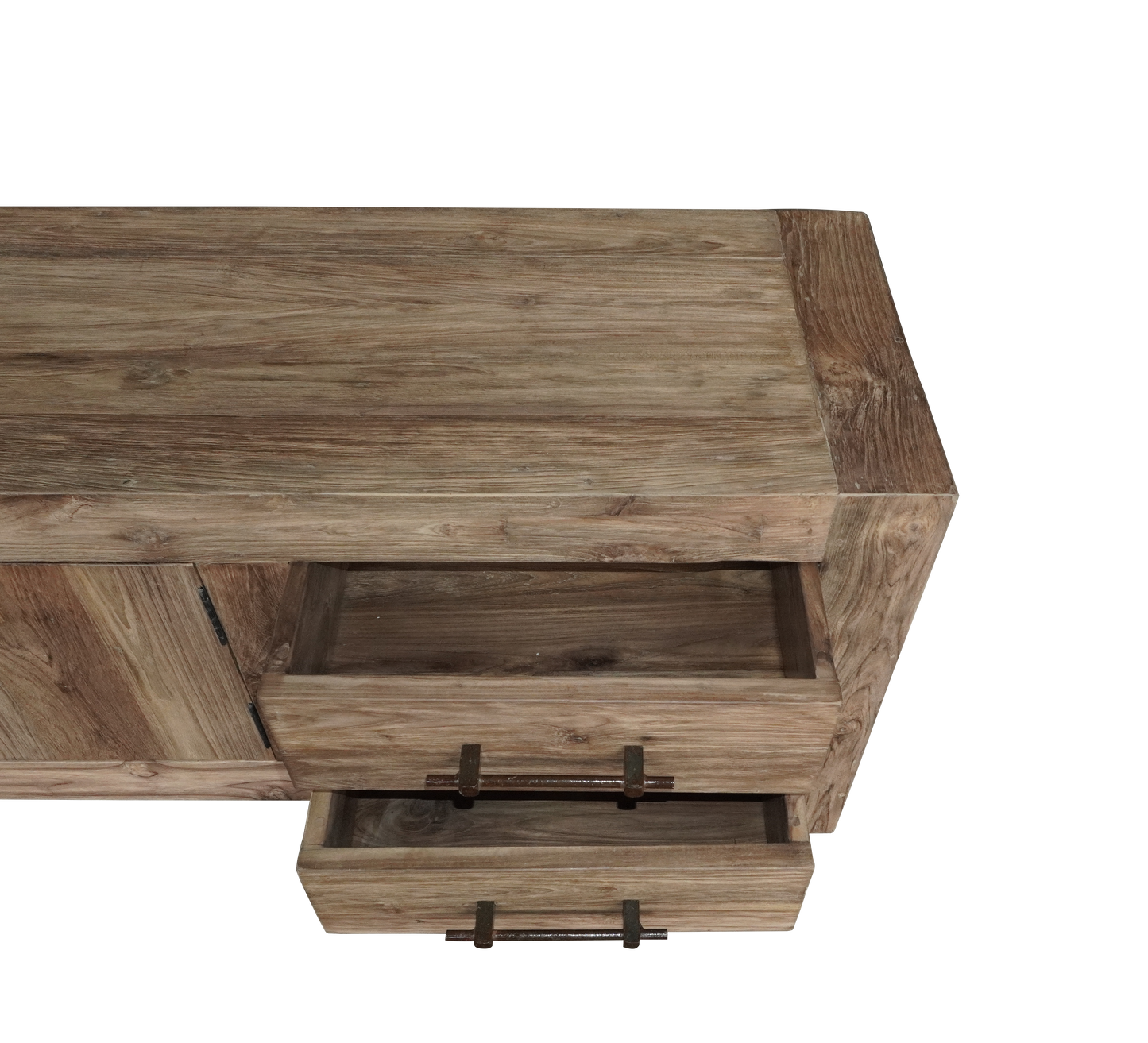 Pascal Recycled Teak TV Dresser – Sustainable Solid Wood Media Console