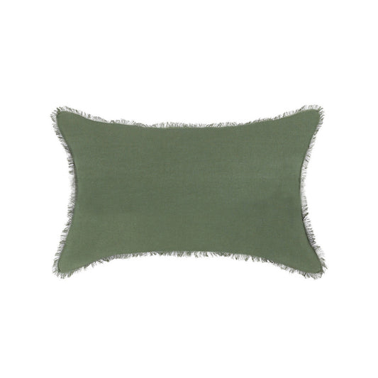 Cushion Pillow Linen Green Freya