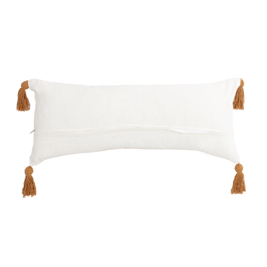 Hazel Cushion with Tassel│Brown