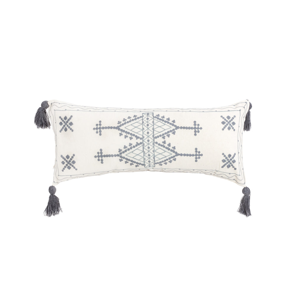 Hazel Cushion with Tassel│Brown