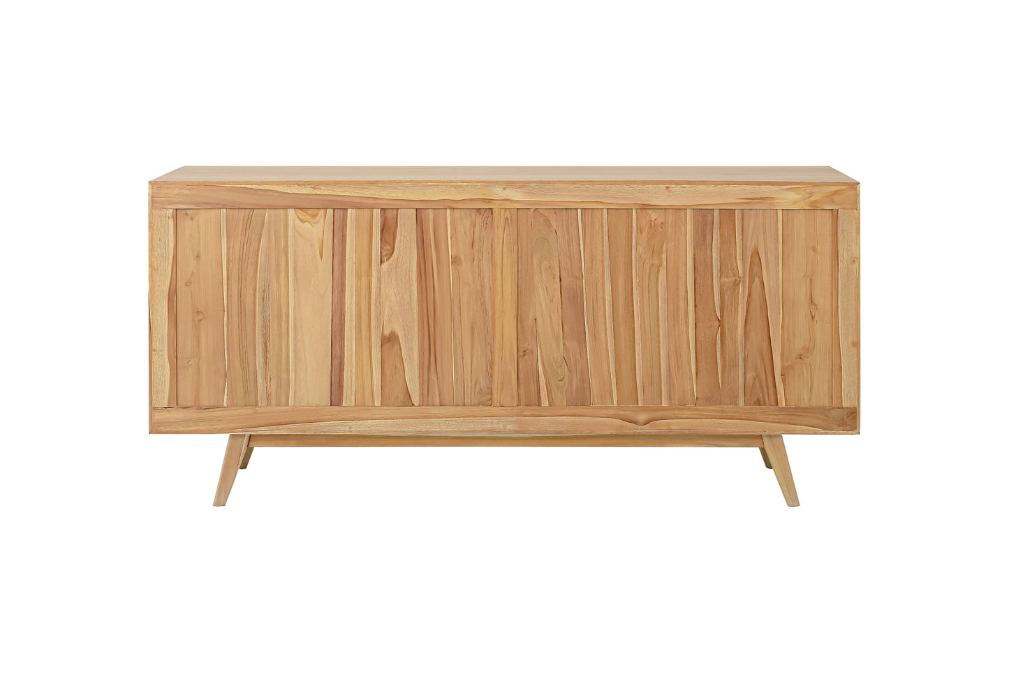 Sideboard Juni Rattan & Teak 4 Door