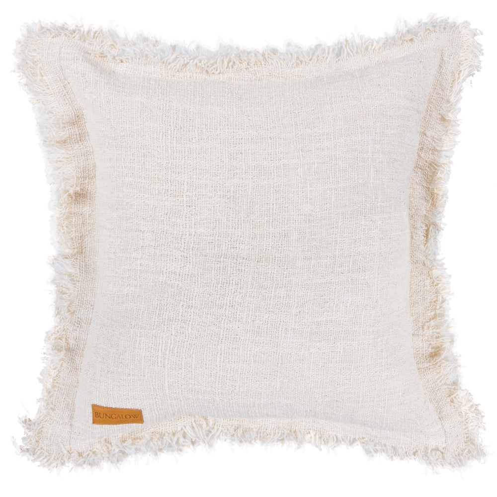 Natural Amara Berber Omo Pillow Cover – Handmade 22”x22” Moroccan-Style Cushion