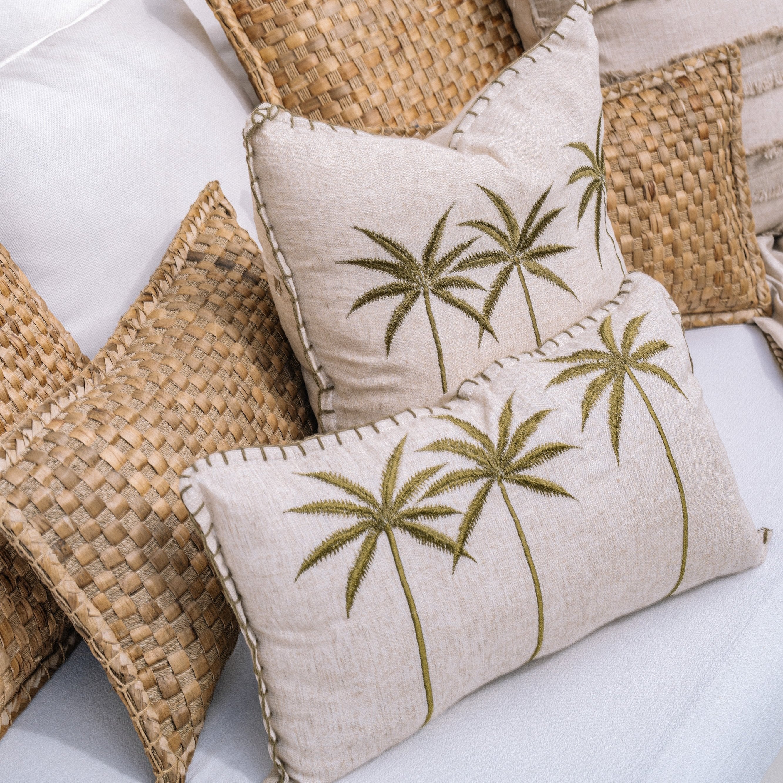 Palm tree cushions hotsell