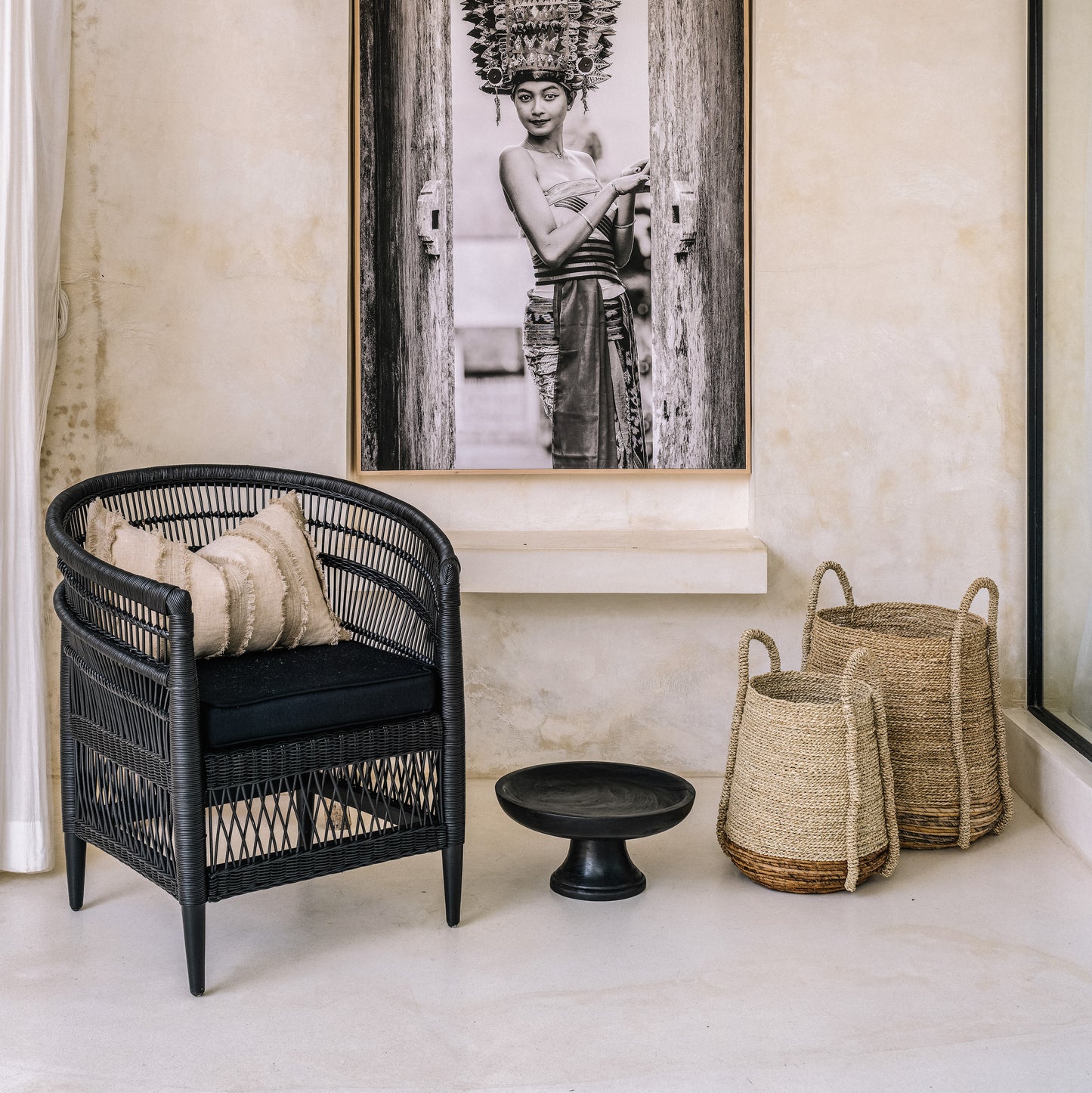 Malawi Accent Chair︱Black