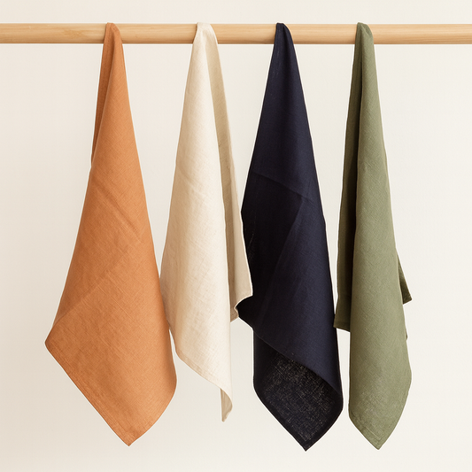 linen napkin tableware natural