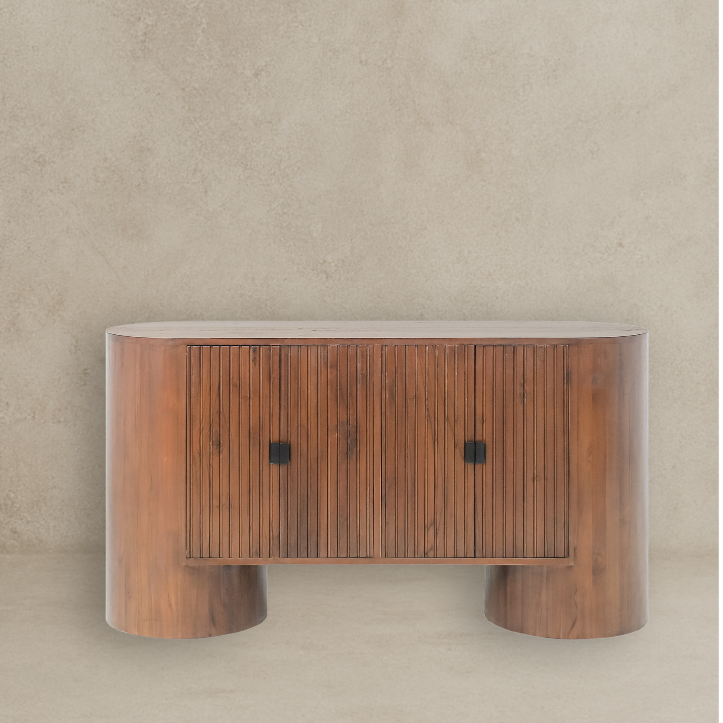 Carver Solid Teak Wood Sideboard 4 doors