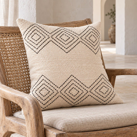 Nalu Raw Cotton Pillow – Natural