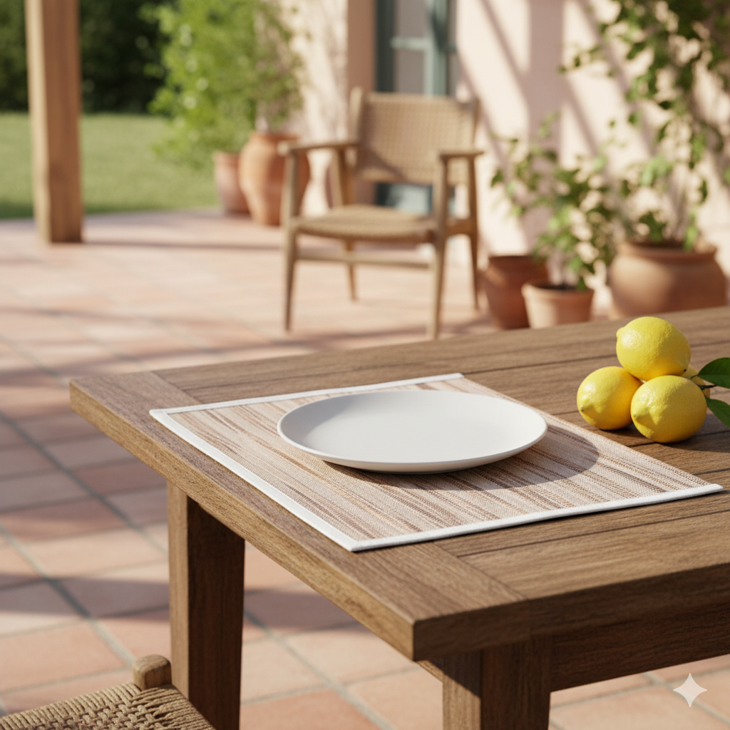 Placemat Amber Seagrass Woven-Natural Tableware