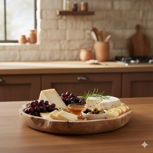 Solid Wood Plate Koa Irregular Shape