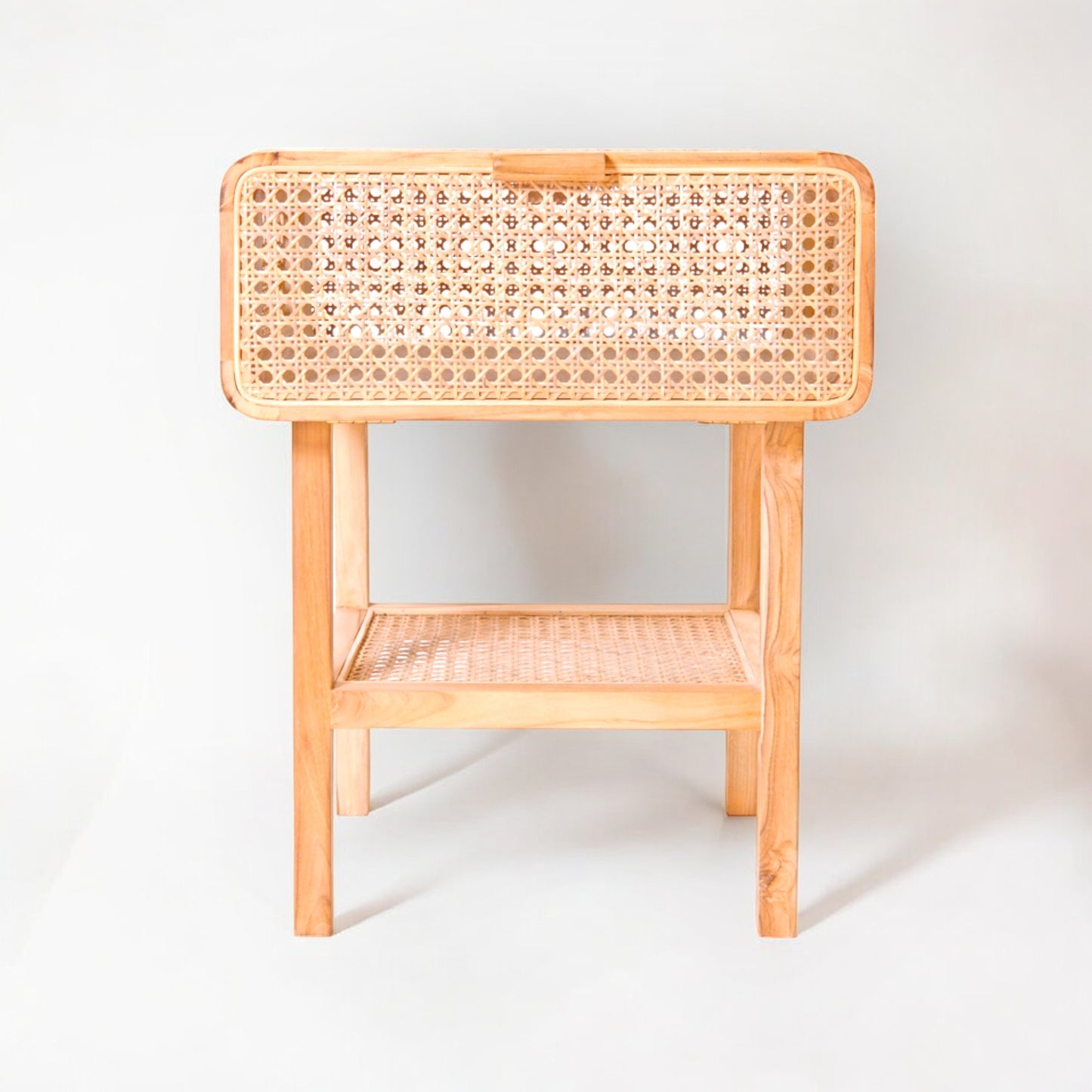 Bedside Table Oslo Rattan Tight Weave