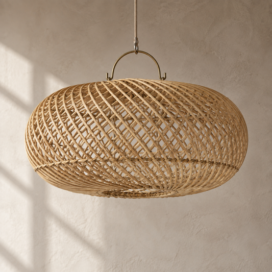 Lunara Petite Handwoven Pendant Lampshade