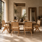 Kenya Solid Teak & Handwoven Rattan Dining Chair