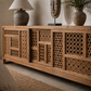 Malik Hand-Carved Wood Sideboard