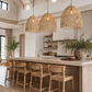 Ellora Natural Rattan Pendant Light