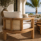 Plumeria Davos Solid Teak Lounge Set – Luxury Outdoor & Indoor Patio Furniture