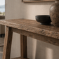 Priya Reclaimed Teak Console Table | Sustainable Handcrafted Entryway Table
