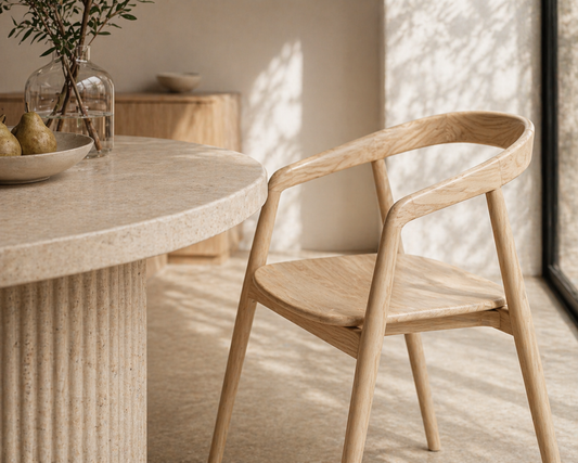 Pablo Wood Arm Chair – Minimalist All-Wood Design