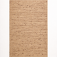 Beige woven rug on a white background
