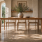 Kiano Solid Teakwood Dining Table – Minimalist Tropical Design