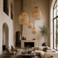 Celina Handwoven Rattan Pendant Light Shade | Oversized Natural Ceiling Pendant (4 Sizes)