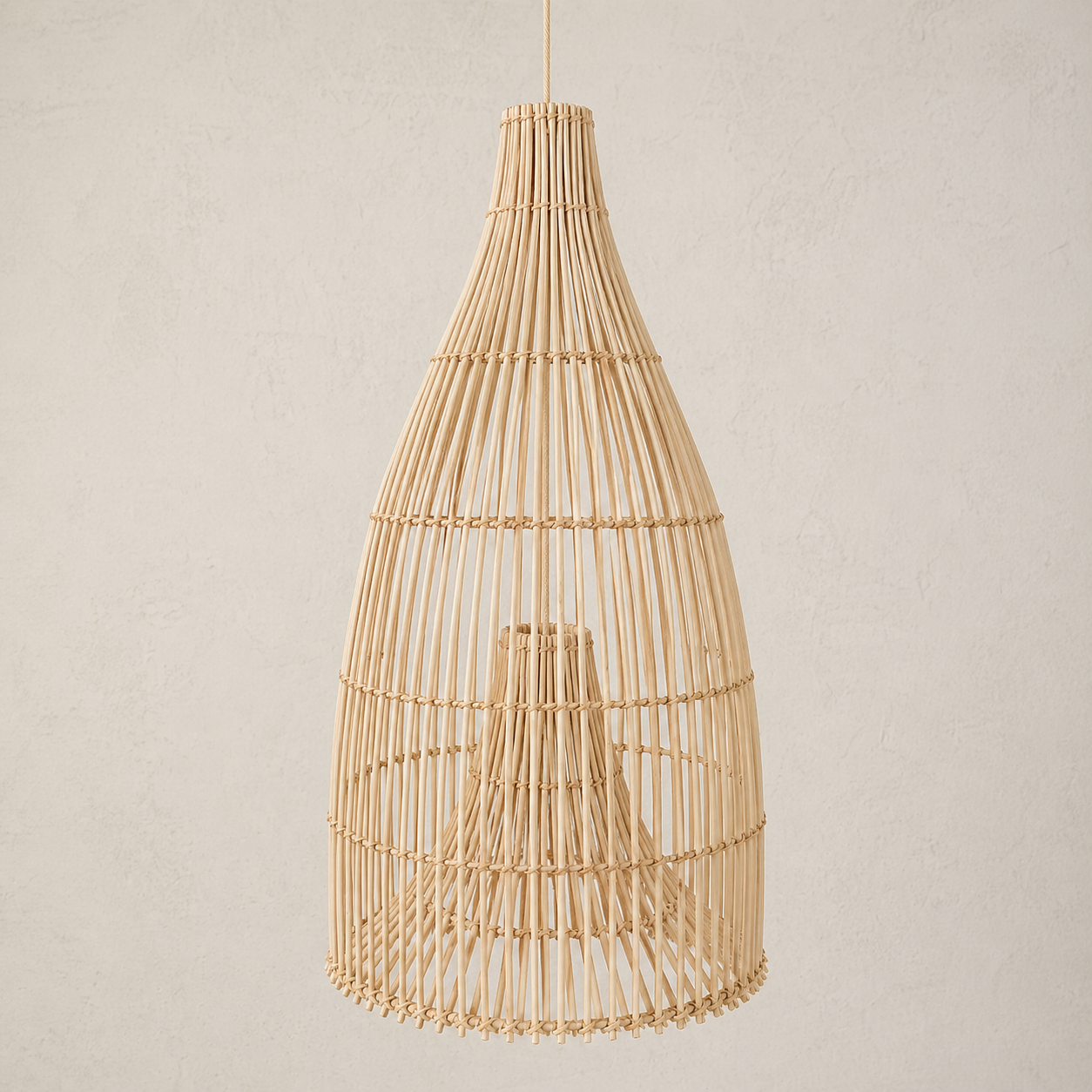 Bastian Natural Rattan Pendant Light