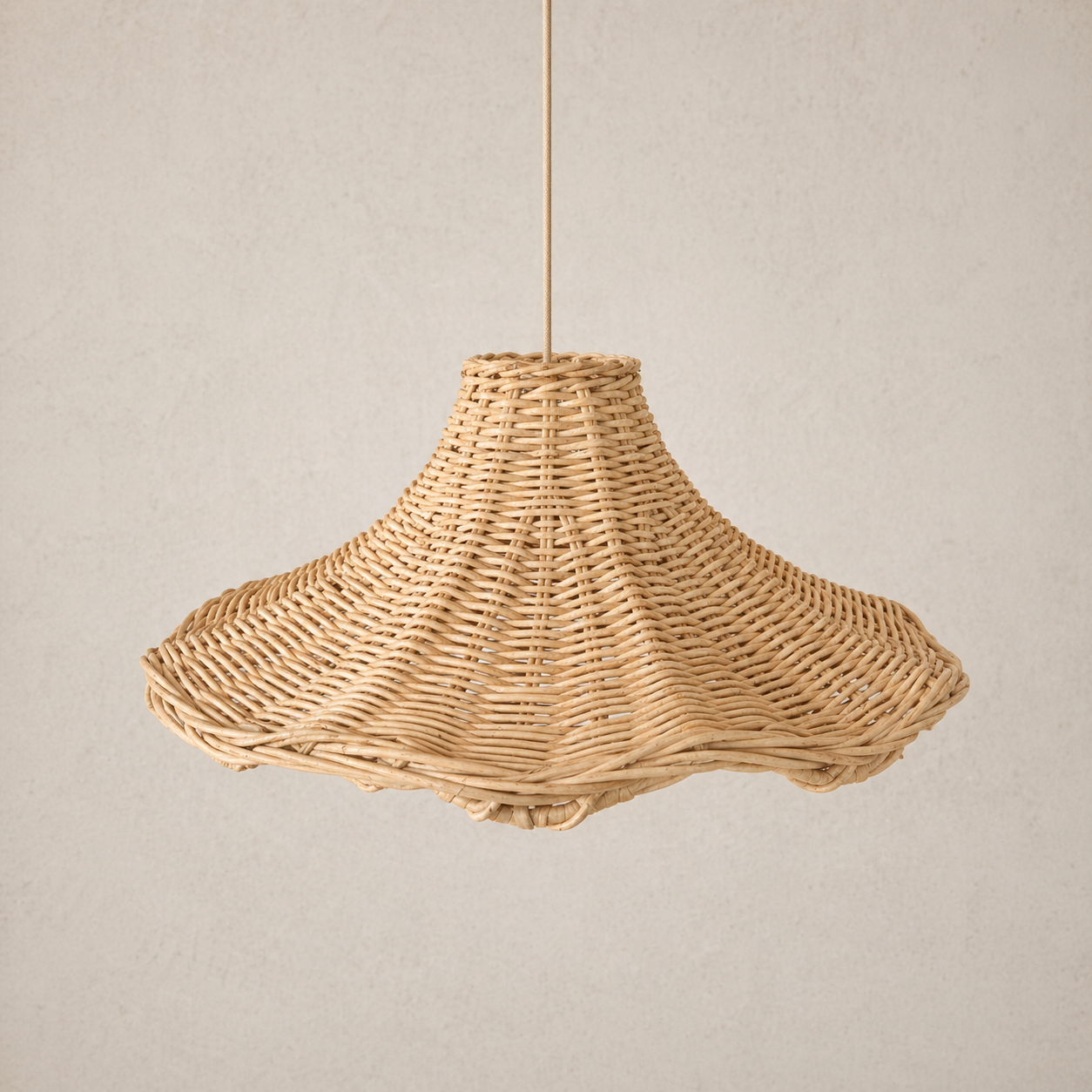 Ophelia Natural Rattan Pendant Light