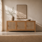 Rattan & Teak 3 Door Oslo Sideboard