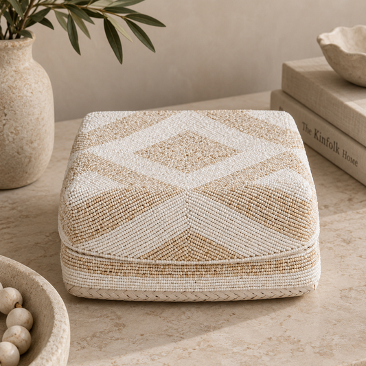 Malika Decorative Box︱White