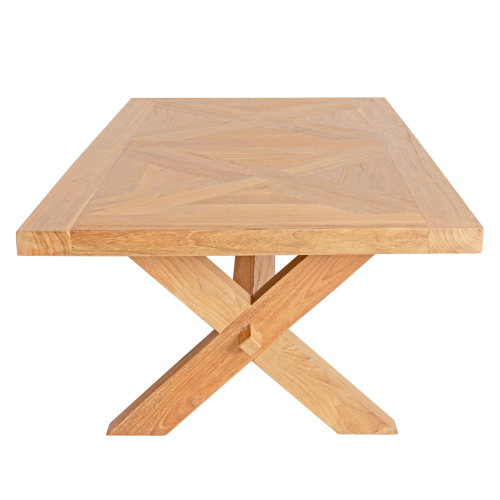 Coffee Table Teak Parquetry