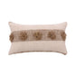 Dot Tufted Lumbar Pillow Cover – Handwoven Cotton with Pom Pom Detail