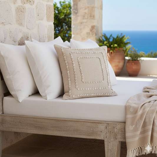 Natural Cowrie Shell Frame