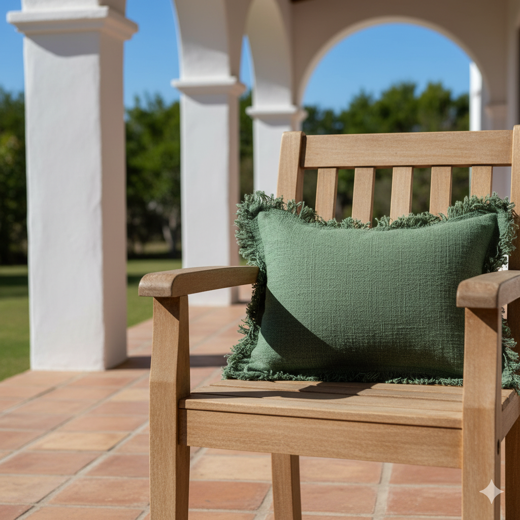 Green Olive Amara Plain 13.8 x 24 inch