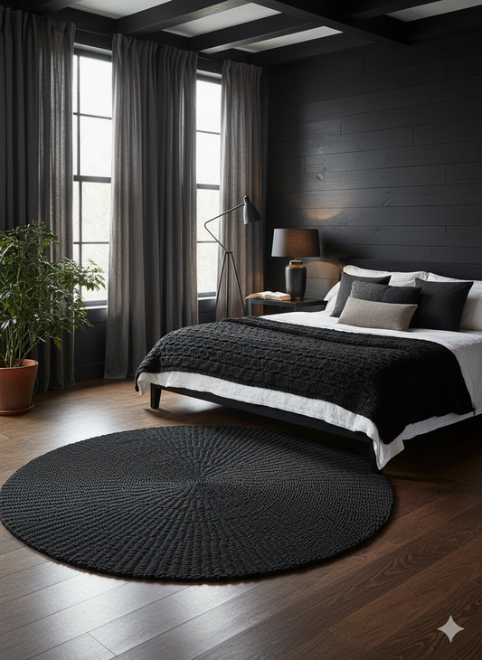 Rug Harrison Black
