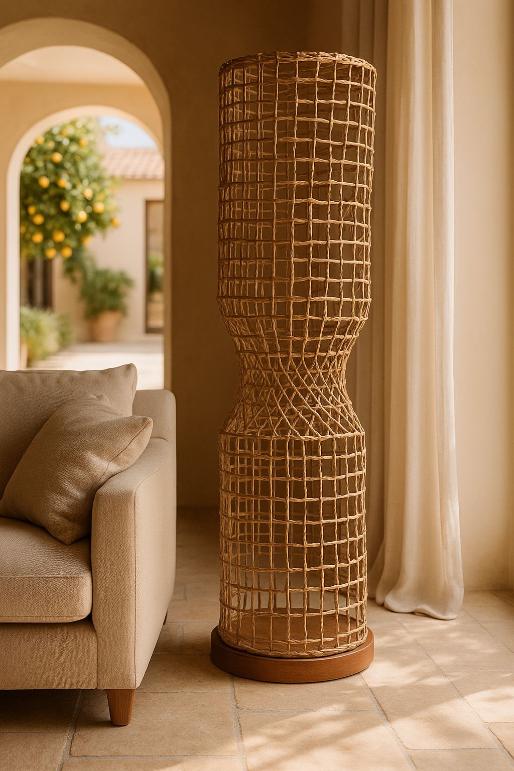 Lustrous Aura Floor Lamp