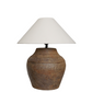 Miranda Earth-Tone Statement Lamp – Minimalist Tropical Series