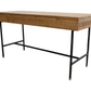 Kamaya Industrial Teak Wood & Iron Executive Work Desk
