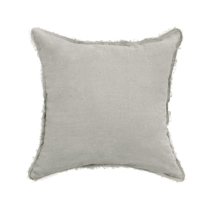 Noa Raw Linen Pillow – Stone