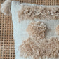 Natural Dot Tufted with Tassels