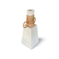 Bodrum Deco Casting Stone with Rattan Handle