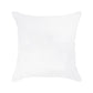 Aria White Linen Square Cushion Cover with Piping Edge