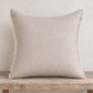 Noa Raw Linen Fringe Pillow Cover – 3 Sizes